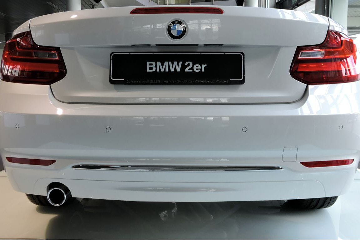 BMW 2er, Rückansicht