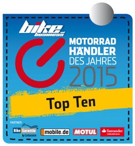 Impressionen von der Auszeichnung zum Motorradhändler des Jahres TOP 10