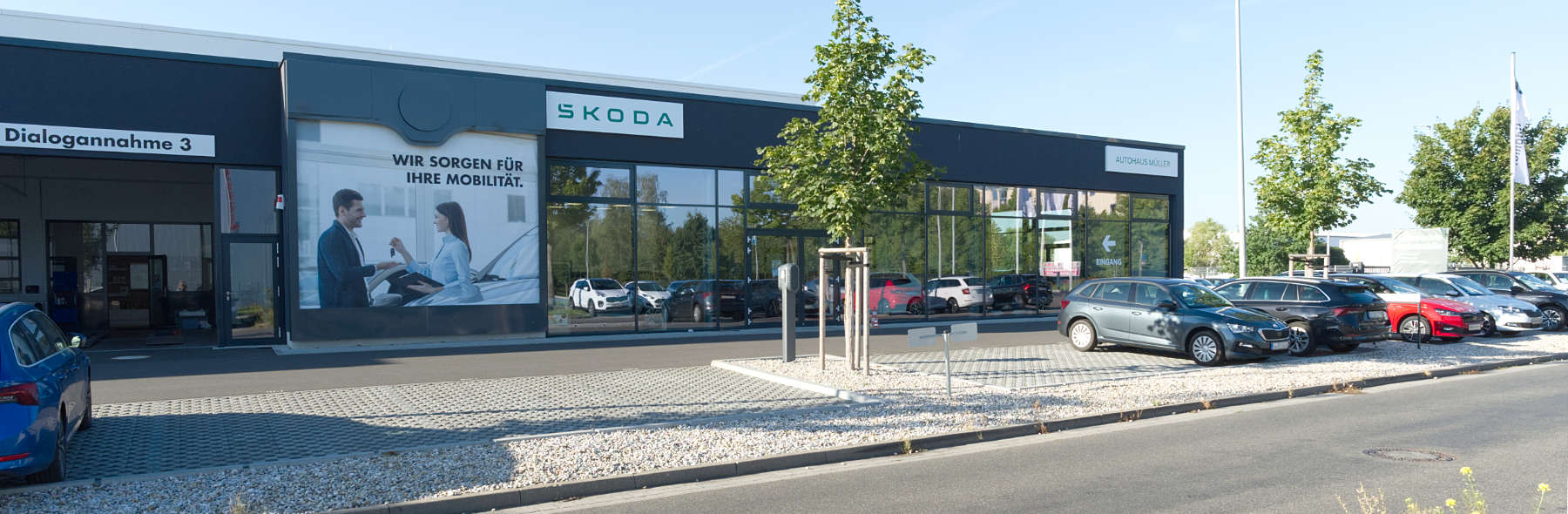 Unser Škoda-Team am neuen Standort Leipzig Paunsdorf