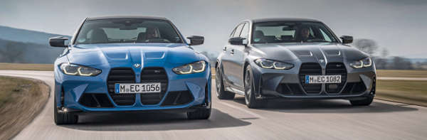 BMW M3, grau, blau