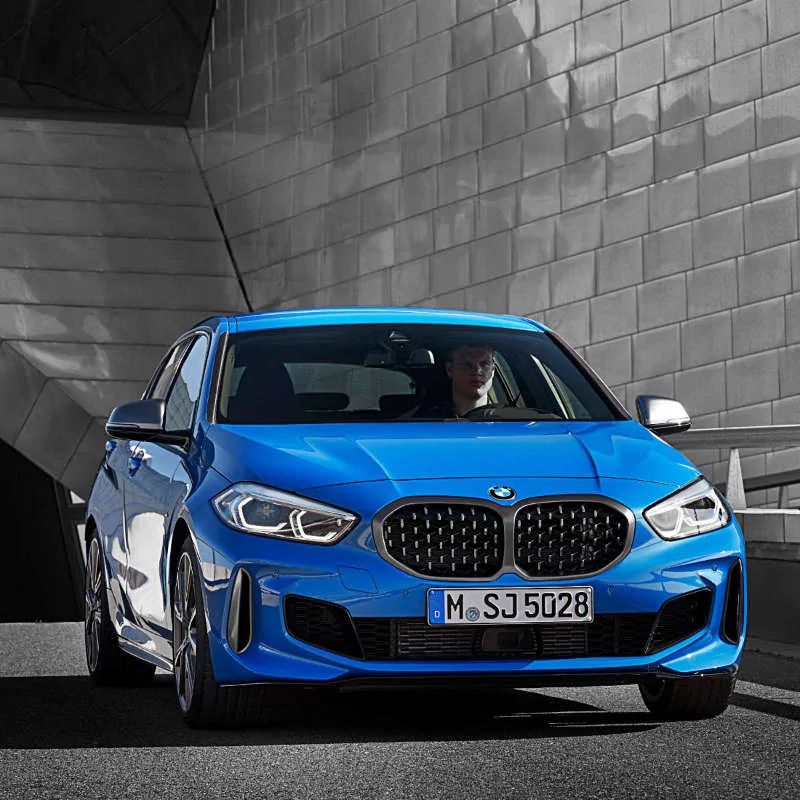 BMW 1er, blau