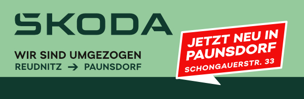 Die Škoda-Filiale Reudnitz ist in das MobilitätsCenter Müller nach Leipzig Paunsdorf umgezogen!